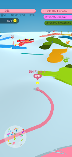 Paper.io 4 ekran görüntüsü