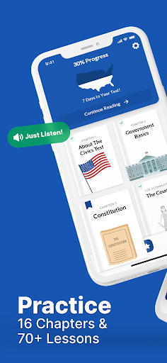 US Citizenship Test 2026 Pro ekran görüntüsü