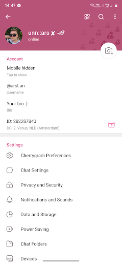 Cherrygram ekran görüntüsü
