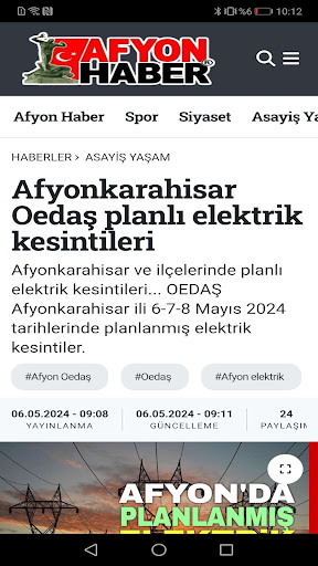 Afyon Haber ekran görüntüsü