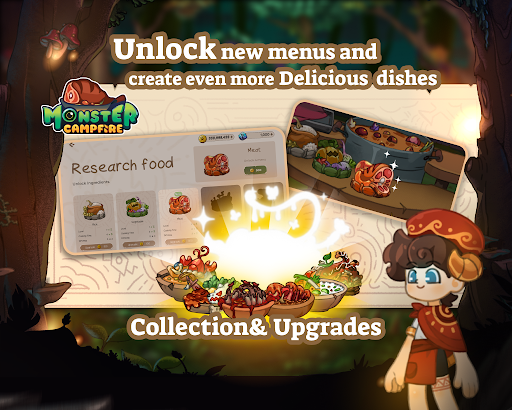 Monster Campfire: Idle Cook ekran görüntüsü