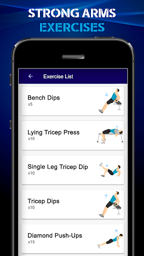 Arms Workout Gym Trainings App ekran görüntüsü