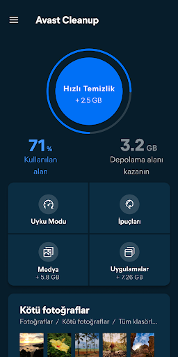 Avast Cleanup - Temizleyici ekran görüntüsü