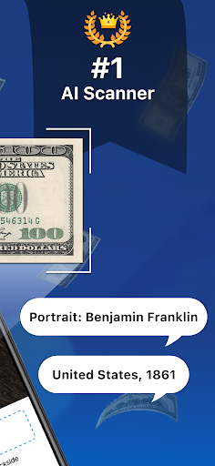 Banknote Identifier Scan Cash ekran görüntüsü