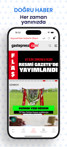 Gastepress ekran görüntüsü