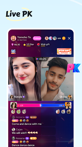 Baat Live - Video & Voice Room ekran görüntüsü