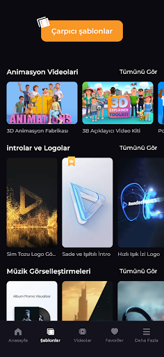 Renderforest Video & Animation ekran görüntüsü