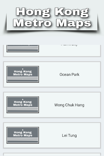 Hong Kong Metro Maps ekran görüntüsü