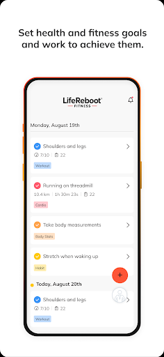 LifeReboot Fitness ekran görüntüsü