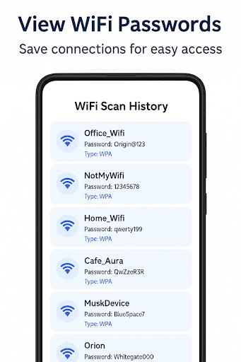 Wifi QR Scanner for Password ekran görüntüsü