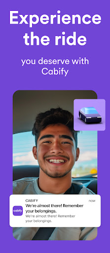 Cabify ekran görüntüsü
