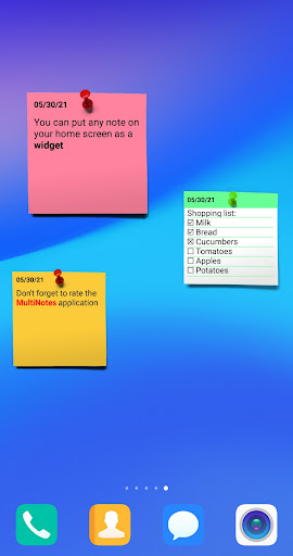 MultiNotes - Reminder Notes ekran görüntüsü