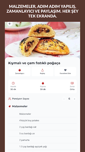 İnternetsiz Yemek Tarifleri ekran görüntüsü