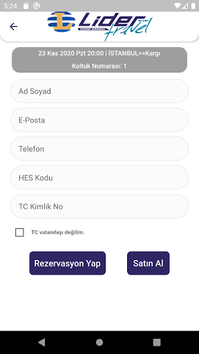 Lider Vip Travel ekran görüntüsü