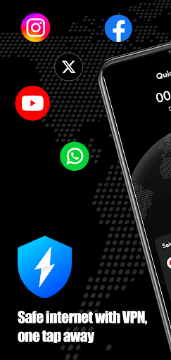 QuickVPN - Private & Browser ekran görüntüsü