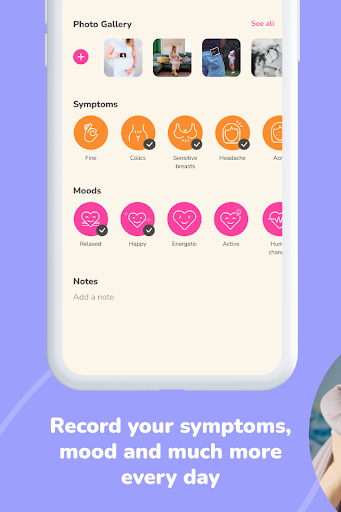 Pregnancy Tracker App - EMA ekran görüntüsü
