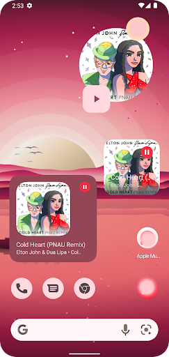 Music Widget (for AppleMusic) ekran görüntüsü
