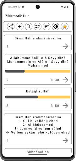 Zikirmatik Dua ekran görüntüsü