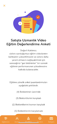 Arçelik Perakende Akademi ekran görüntüsü