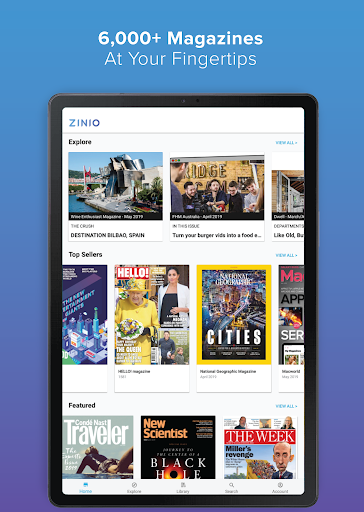 ZINIO - Magazine Newsstand ekran görüntüsü