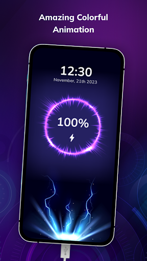 Battery Charging 3D Animation ekran görüntüsü