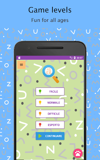 Word Search Italian dictionary ekran görüntüsü