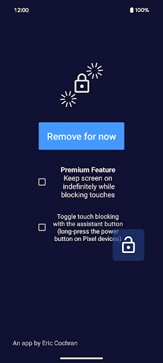 Touch Blocker: Disable Screen ekran görüntüsü