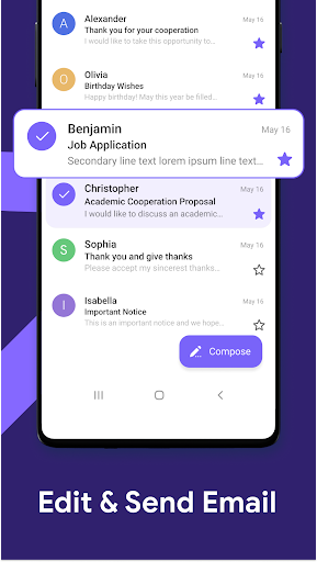 Email Lite - Smart Mail ekran görüntüsü