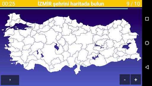 Harita Oyunu Türkiye: Şehirler ekran görüntüsü