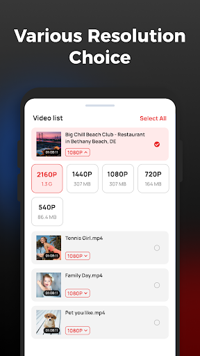Video Downloader & 4K Player ekran görüntüsü