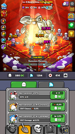 Necro Hell Miner: Idle RPG ekran görüntüsü