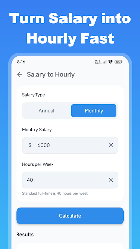 Salary, Tax & Tip Calculator ekran görüntüsü