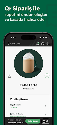 Starbucks Türkiye ekran görüntüsü