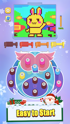Yarn Sort Puzzle 3D ekran görüntüsü