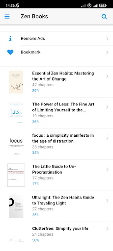 Zen Books ekran görüntüsü