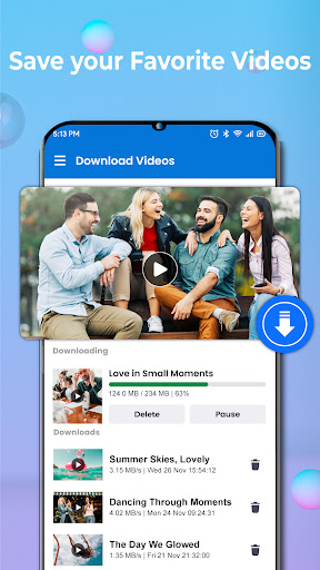 için Video İndirici Facebook ekran görüntüsü
