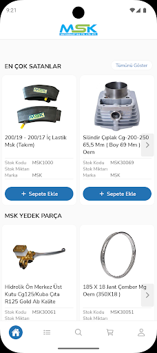 Msk Yedek Parça ekran görüntüsü