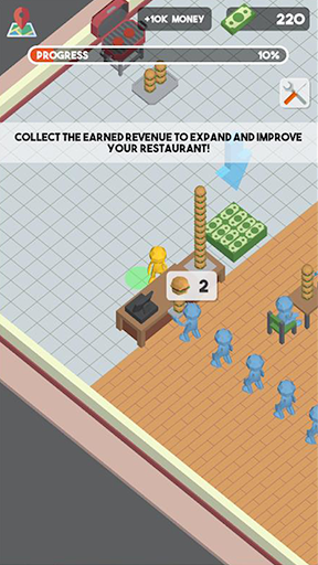 Fast Food Tycoon Rush ekran görüntüsü
