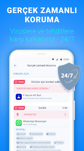 Antivirüs Virüs Temizliği VPN ekran görüntüsü