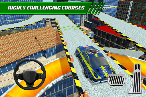 Roof Jumping Car Parking Games ekran görüntüsü