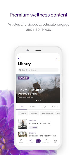 TELUS Health Wellbeing ekran görüntüsü