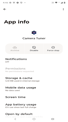 Moto Camera Tuner V ekran görüntüsü