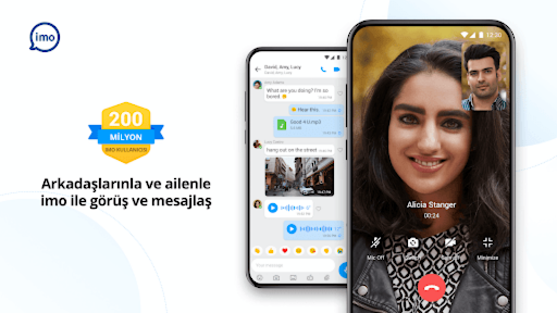 imo Lite -görüntülü görüşmeler ekran görüntüsü