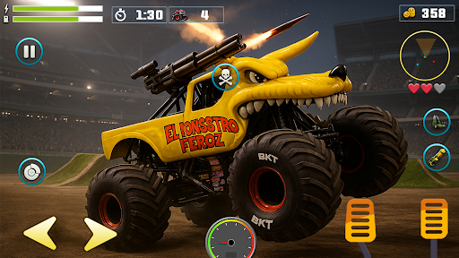 Monster Truck: Battle Game ekran görüntüsü