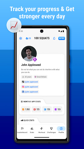 100 Squats: Butt & Leg Trainer ekran görüntüsü