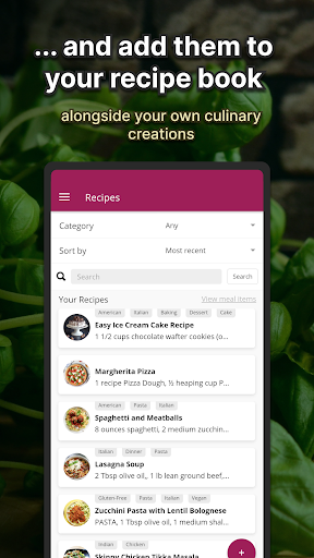 Plan Meals - Meal Planner ekran görüntüsü