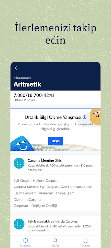 Khan Academy ekran görüntüsü