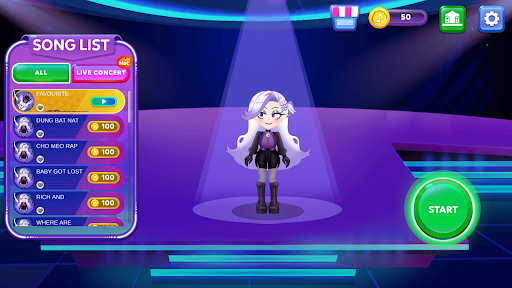 Fearlett Music Galaxy Beat ekran görüntüsü