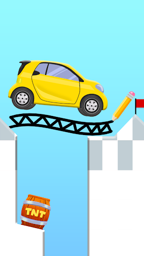 Draw 2 Bridge: Draw Save Car ekran görüntüsü