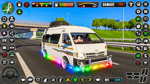 Mini Bus Driving Euro Bus Game ekran görüntüsü